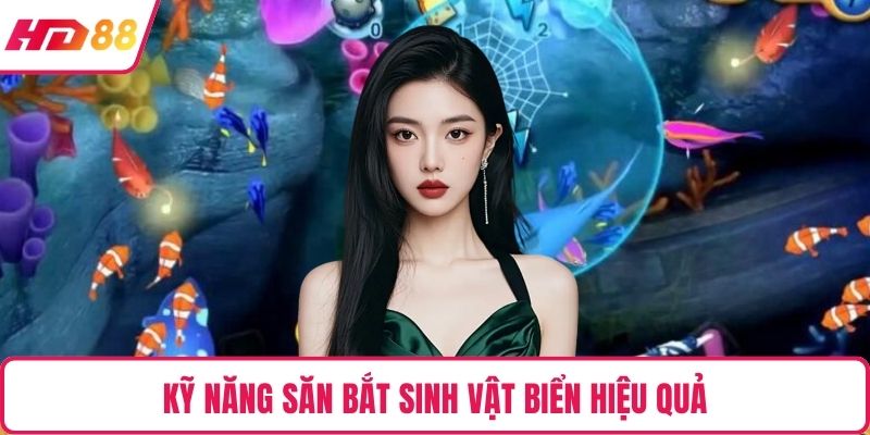 Kỹ năng săn bắt sinh vật biển hiệu quả